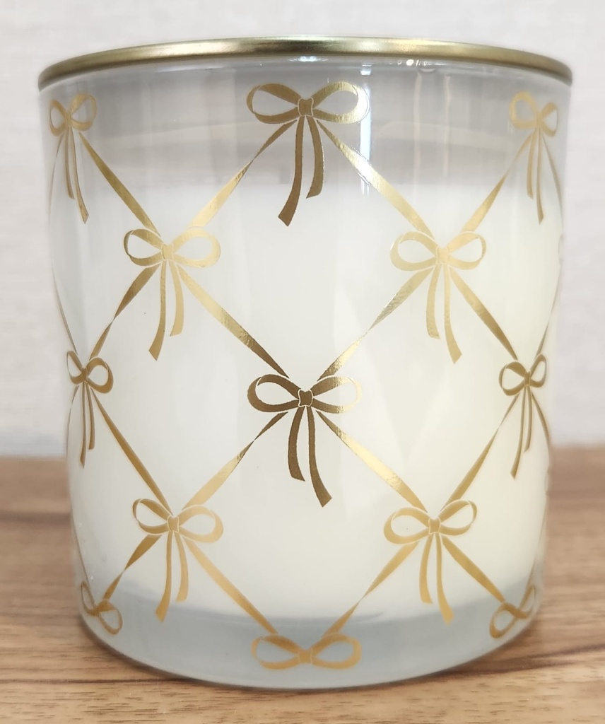 Citrus Crush Gold Bow Themed Candle  