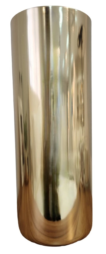 SLEEK METALLIC GOLD VASE 