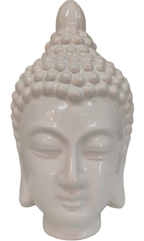 White Buddha Head