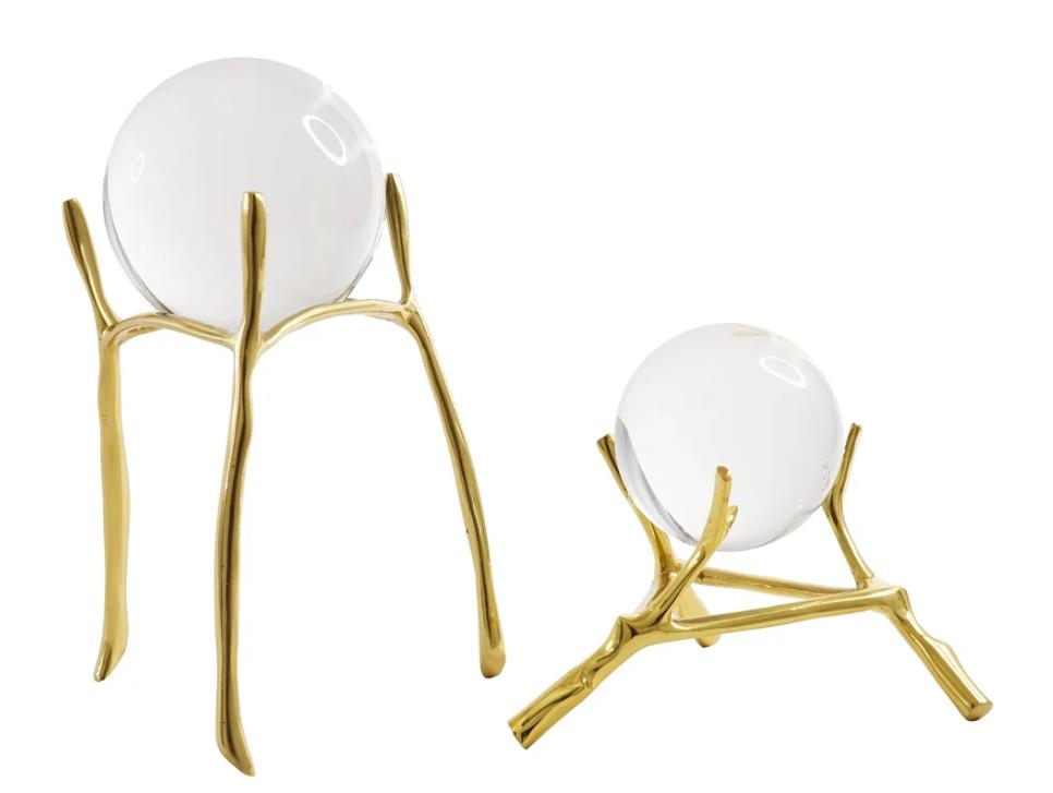 Crystal Structure W/ Gold Branches-Lg