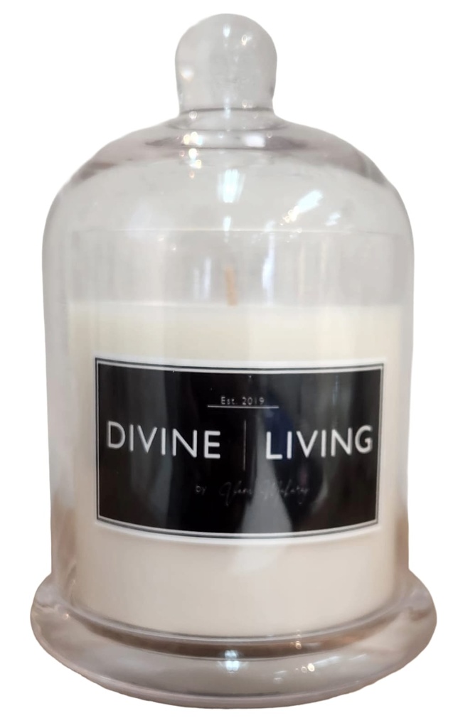 DL Scented Candle Jar with Glass
Dome - Amber Musk