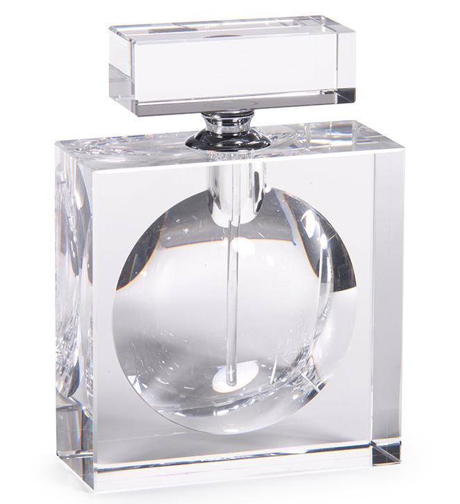 Modern Morocco Glass Perfume Bottle -
Rectangular - Small