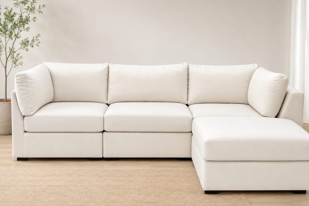 DL HARMONY 4PC SECTIONAL-TOUCH BEIGE 