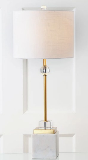 30" Whitaker Marble Base Table Lamp   