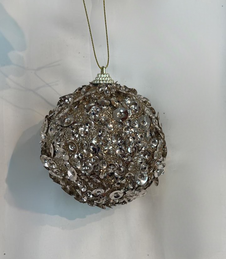 Bronze Sequin Ornament  
