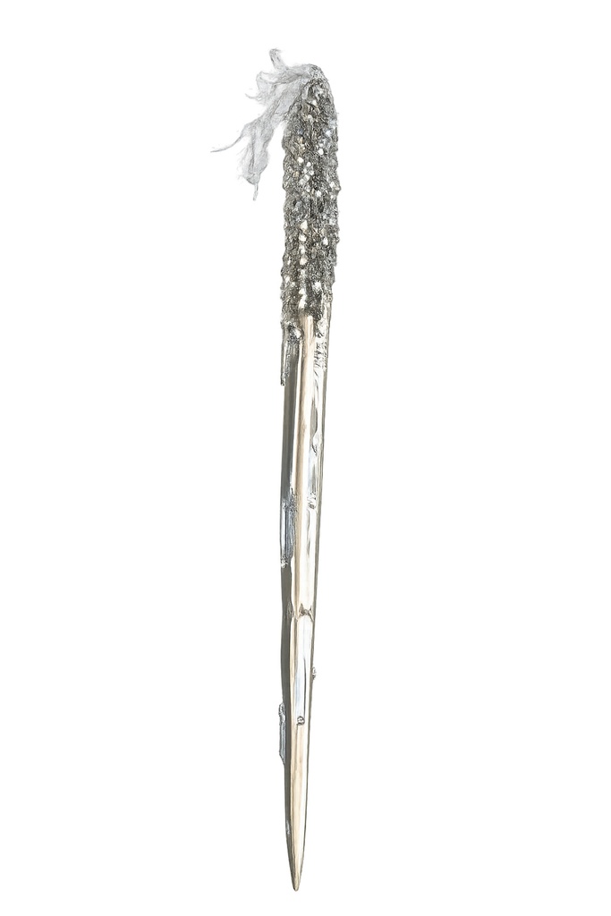 Glass & Crystal Icicle Ornament  