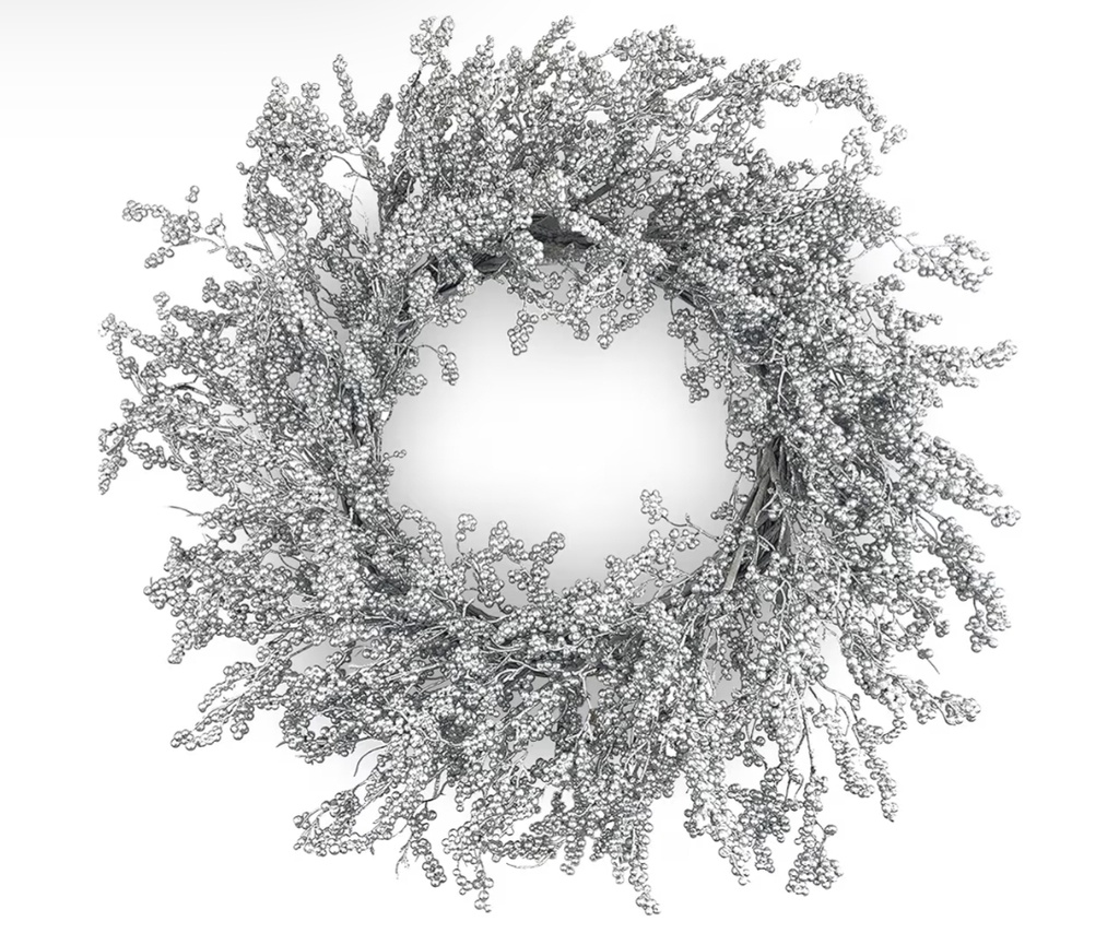 Crystal Silver Wreath 