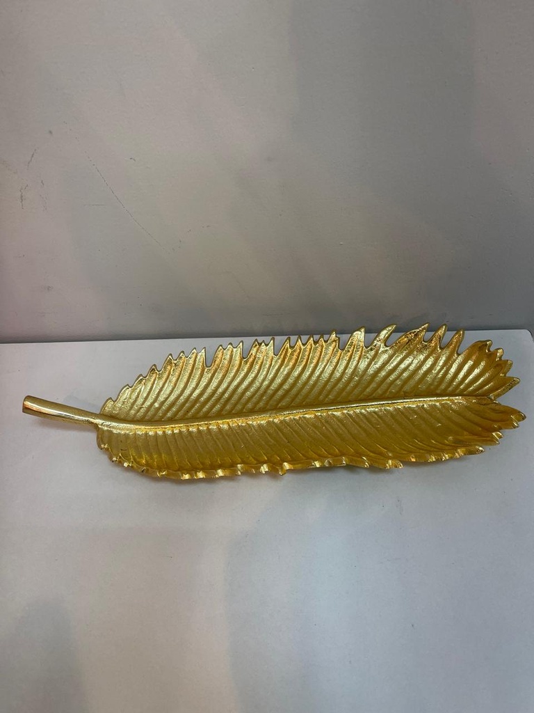 4.7" Gold Leaf Slim Tray