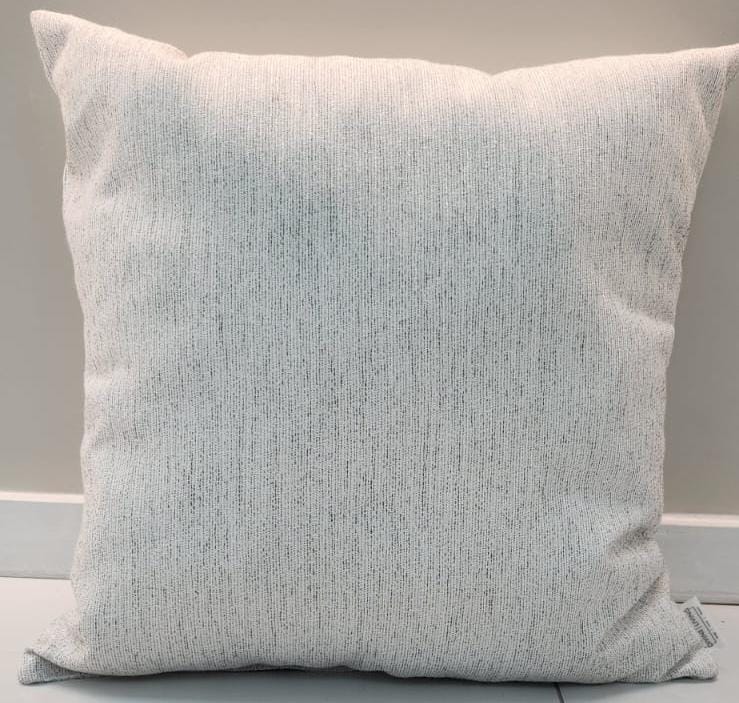 GREY AND WHITE ABSTRACT PILLOW  