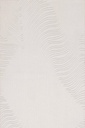 Derenik Ivory Washable Abstract Rug 6x9