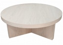 Holm Round Wooden Coffee Table 15x32"