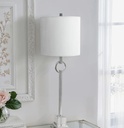 35" Silver Padua Table Lamp 