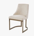Averett Gold & Ivory Abstract Dining Chair 