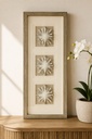 Silver Crystal 3D Rectangular Wallart  