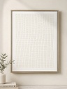 White and Silver Small Squares Wallart 