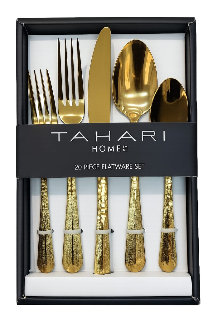 Tahari Flatware Set 20pcs -Gold