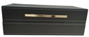 Green Leather Box with Gold Handle-Lg