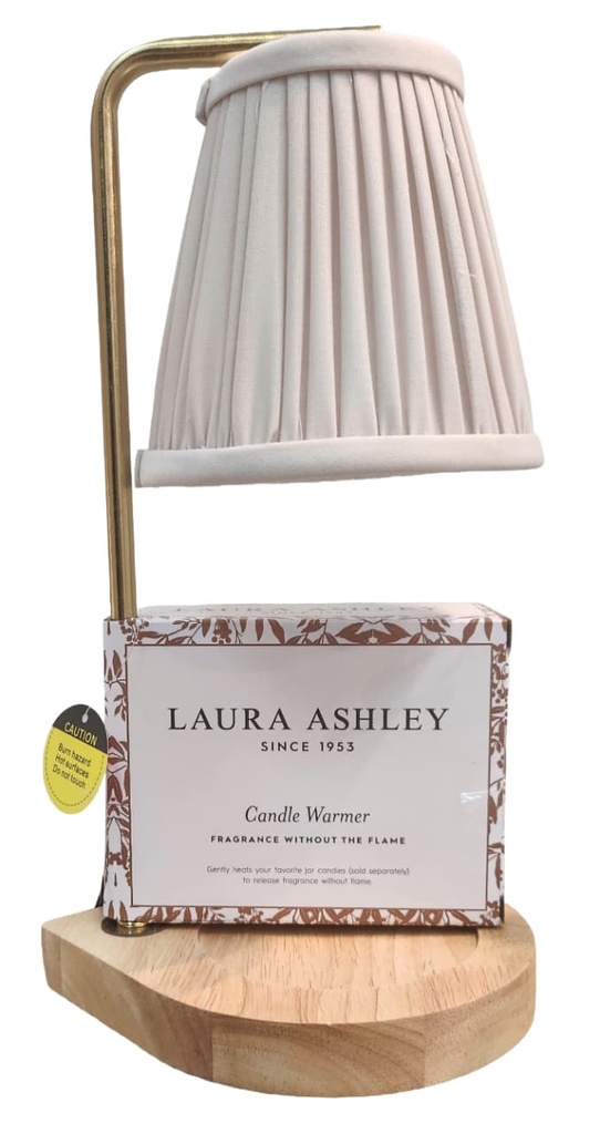 L/A Gold & Beige Candle Warmer  