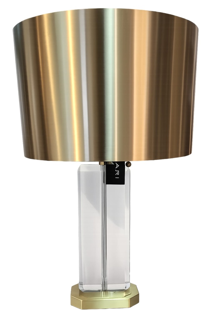 Crystal and Gold Lamp 