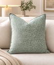 Sage Green Textured Pillow 