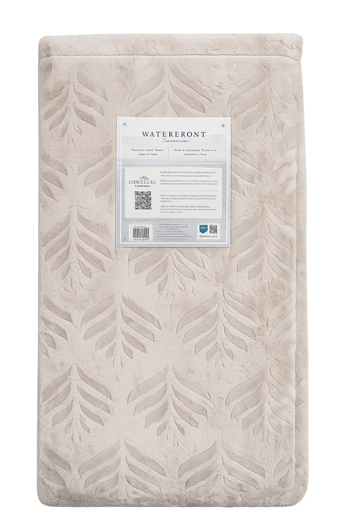 Water Front Velvet Plush Throw 