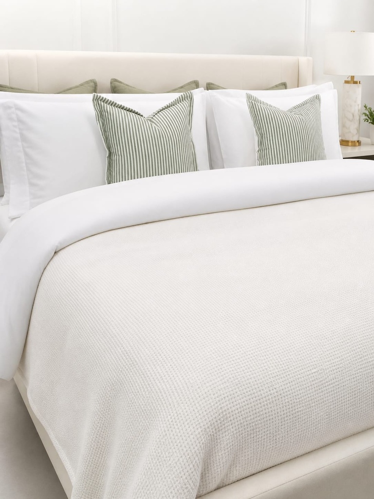 Vera Wang Waffle Textured Oversized -King Comforter Set Brown 