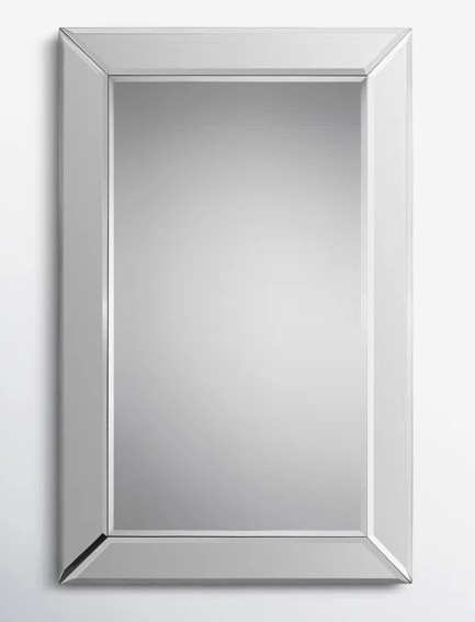 34" x 22" Traditional Beveled Vanity Mirror  