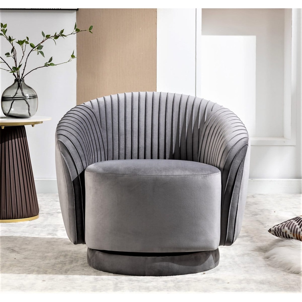 THE MAISON GREY SWIVEL CHAIR 
