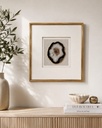 Gold Frame Large Agate Stone Wallart