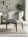 Taupe Madison Arm Accent Chair 