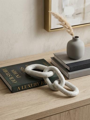 3 Link Tan Marble Chain 