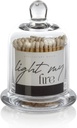 LIGHT MY FIRE GLASS JAR WHITE MATCHES