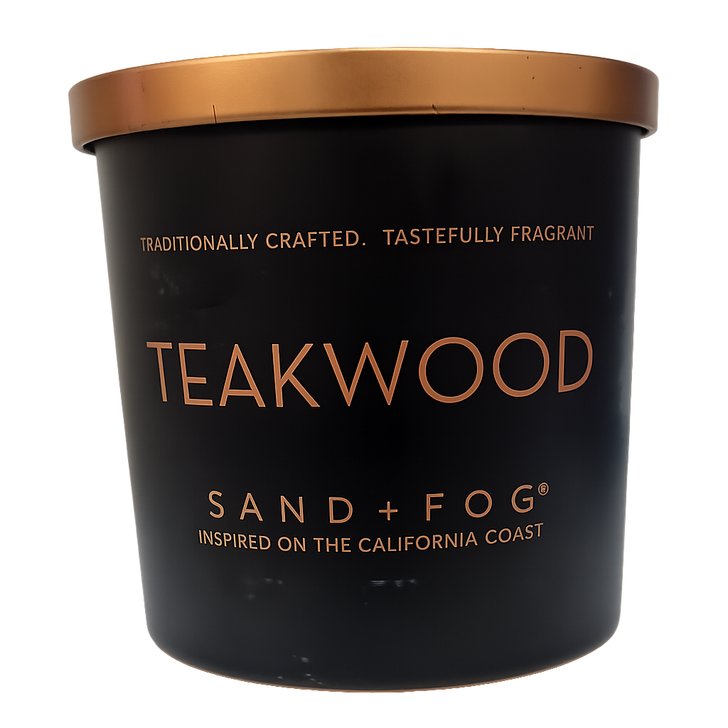 BLACK TEAKWOOD CANDLE