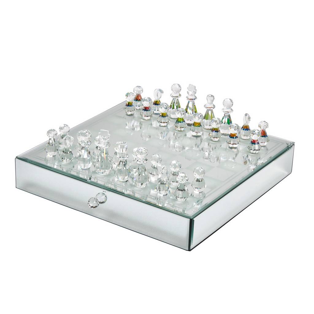 CRYSTAL MIRROR CHESS SET