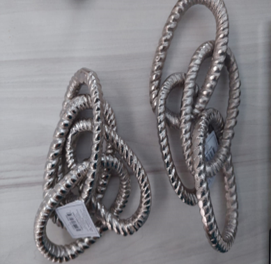 SILVER CHAIN LINK DÉCOR