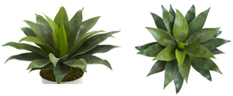 NEARLY NATURAL PLANT 28" AGAVE ARTIFICIAL PLANT, GREEN