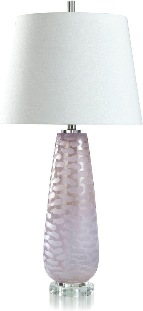 SUBTLE OMBRE GLASS & ACRYLIC TABLE LAMP