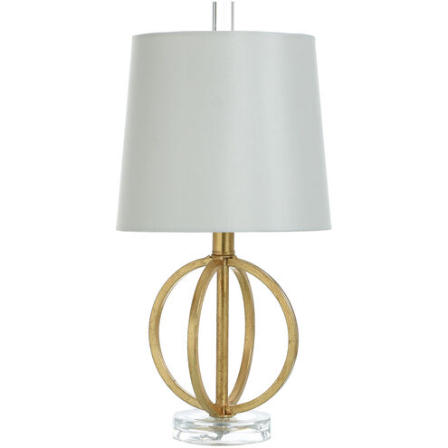 GOLD RING TABLE LAMP