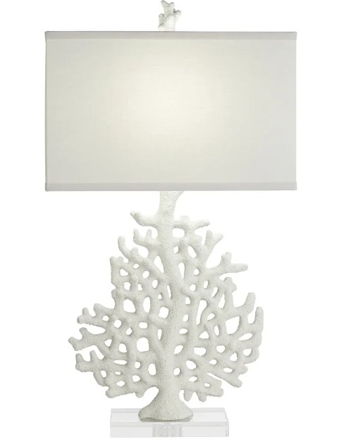 KAHALA CORAL TABLE LAMP WHITE
