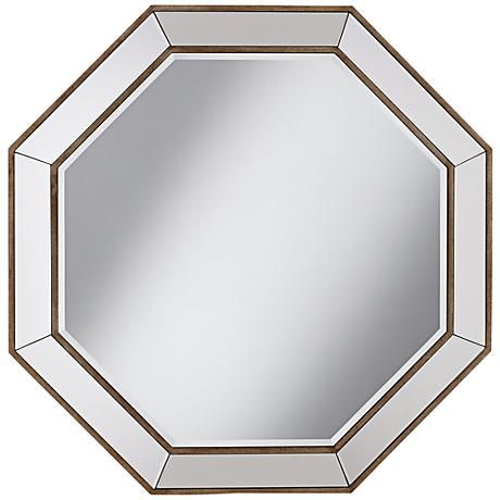 SMALL WOODEN MIRROR