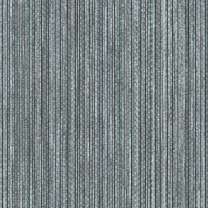 FAUX GRASS CLOTH TEXTURED CHAMBRAY WALLPAPER