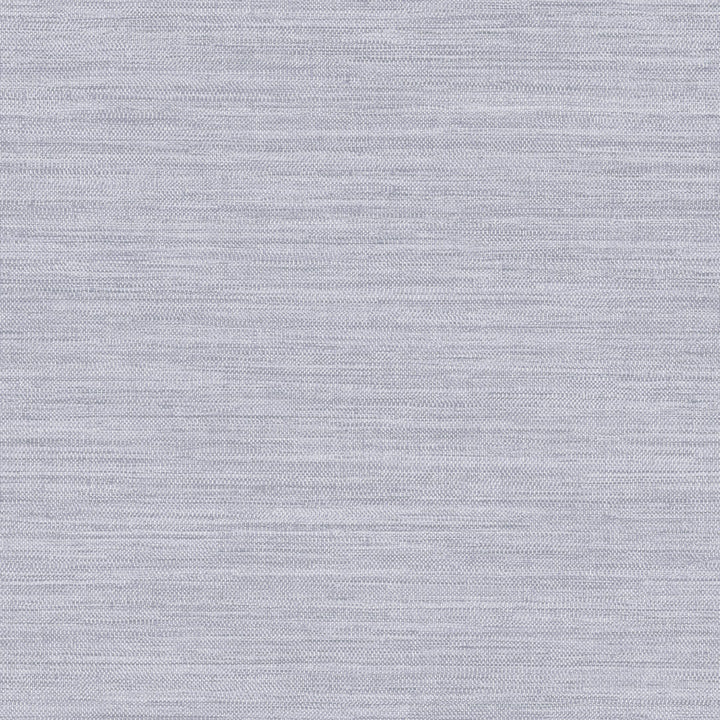 FAUX HORIZONTAL GRASS CLOTH TEXTURED POWDER BLUE WALLPAPER