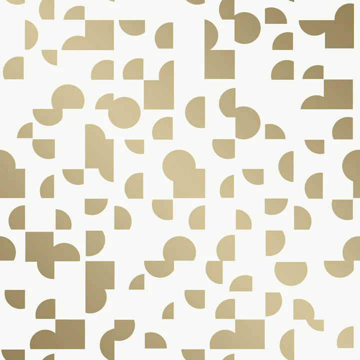 MOD GEO SOIREE GOLD WALLPAPER