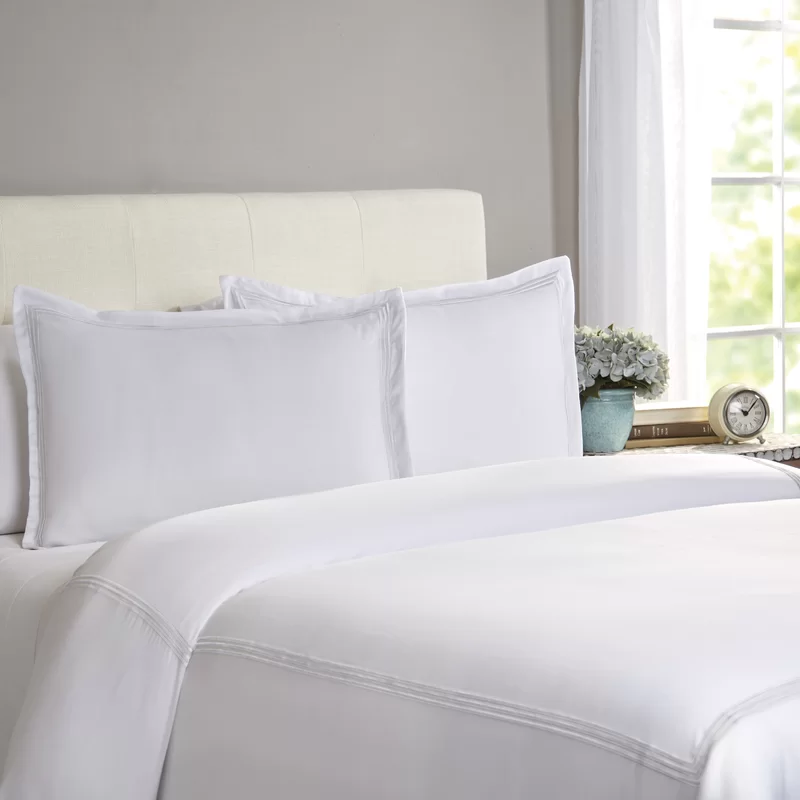 DUVET COVER SET- KING WHITE