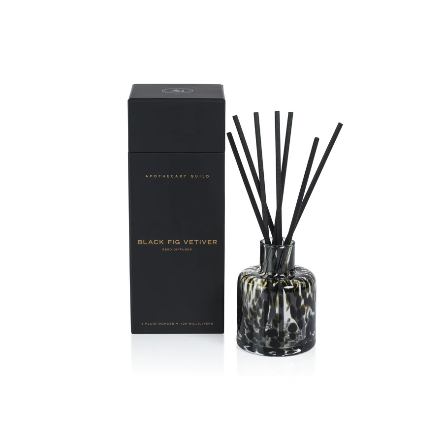 APOTHECARY GUILD OPAL GLASS REED DIFFUSER IN GIFT BOX