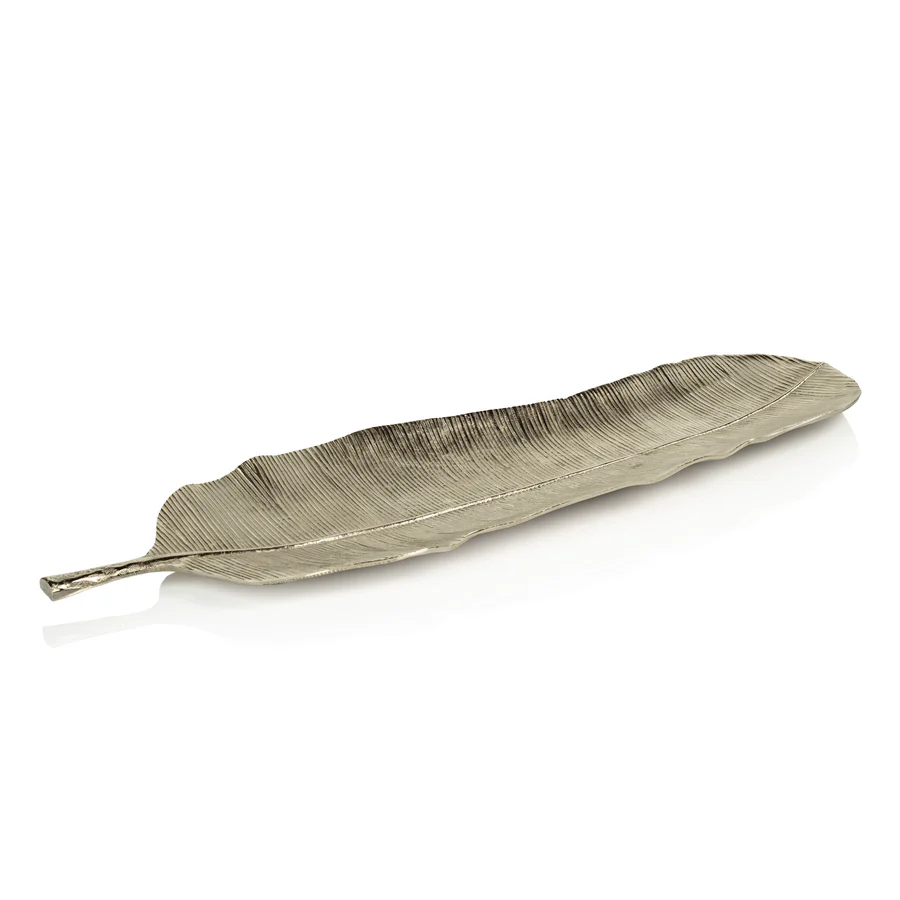 MUSA ALUMINUM BANANA LEAF TRAY - LARGE