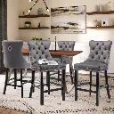 27.2 MODERN VELVET BAR COUNTER STOOL