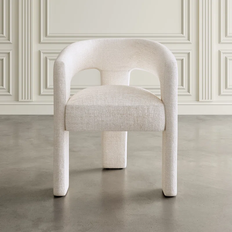  POLYESTER BLEND WING BACK ARM CHAIR