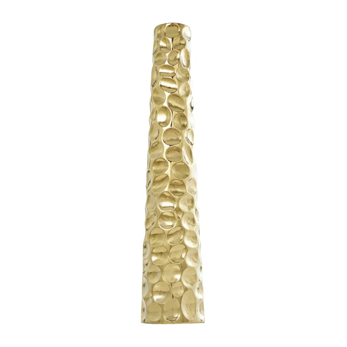 CERAMIC FLOOR VASE (GOLD)