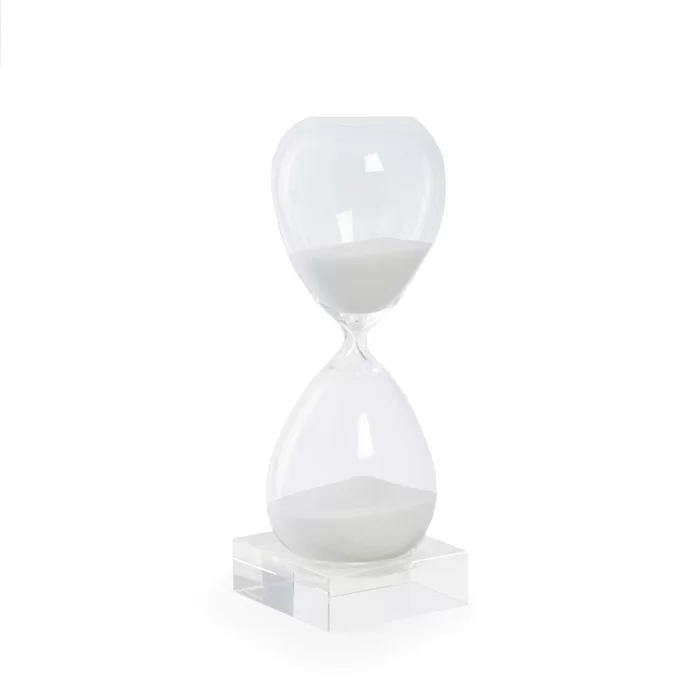 ABSTRACT HOURGLASS - WHITE